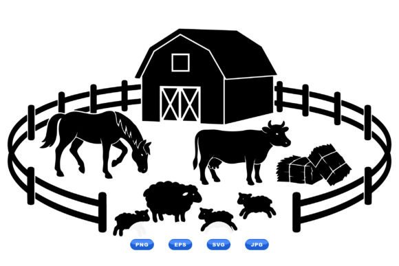 Download Rustic Farm Animal Clipart - Premium Bundle